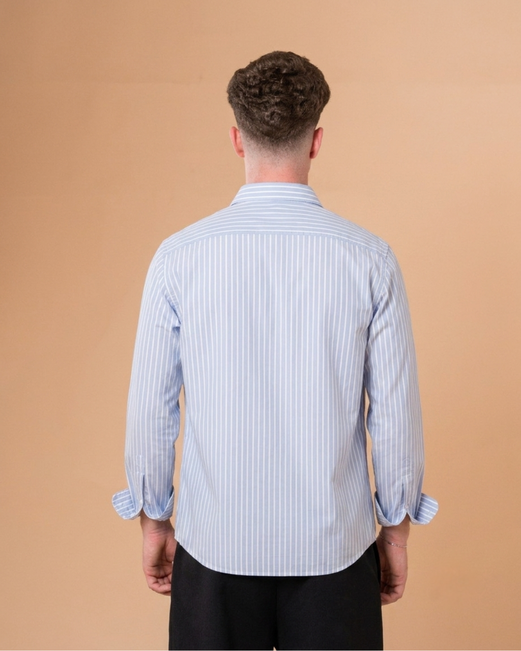 BABY BLUE STRIPED SHIRT