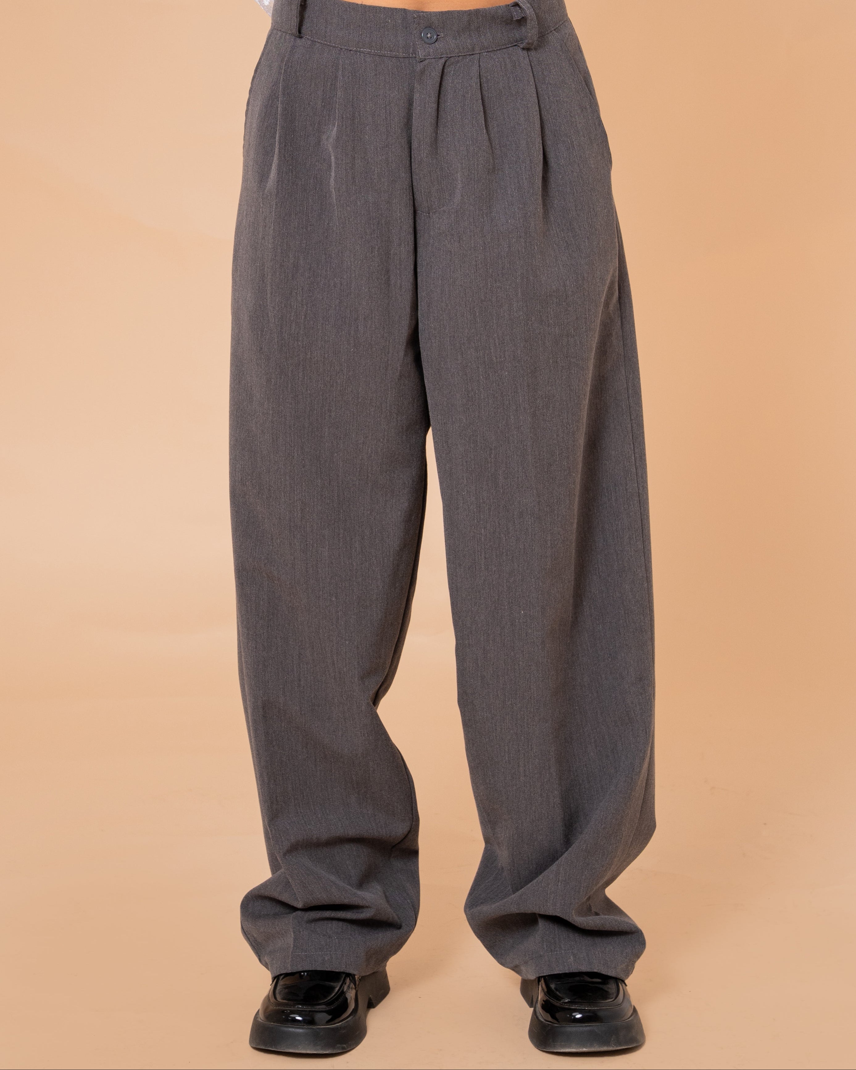 GREY TAILORED PANTS