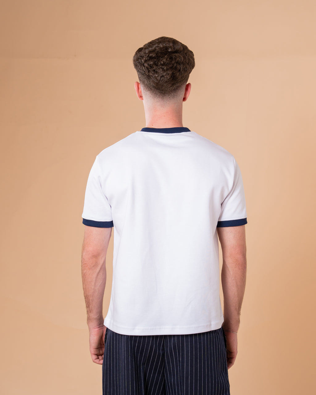 WHITE RINGER T-SHIRT